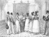 Jean Baptiste Debret, “Marriage de Negres d'Une Maison Riche,” 1831